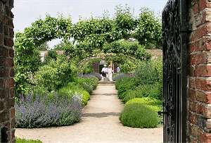 Picture of the walled gardens outside Beningbrough Hall