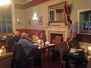 Picture of main dining room in 31 Castlegate restaurant.