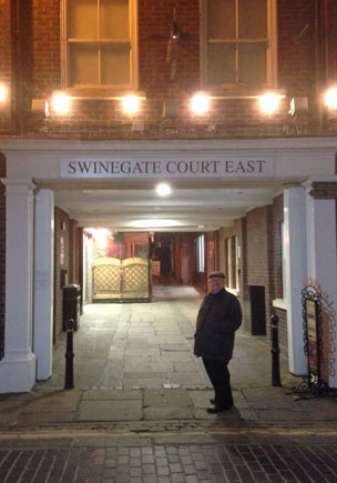 Down Swinegate Court East not easy to find
