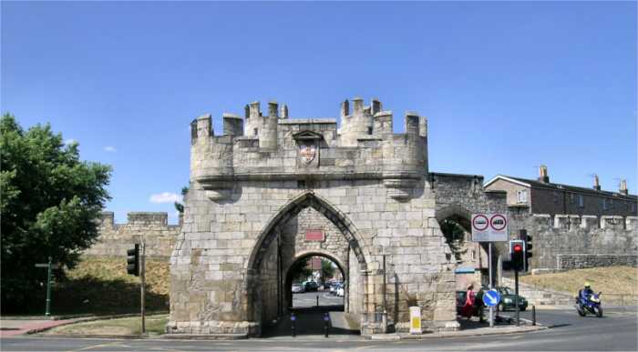 A full frontal of the Barbican  Walgate Bar York