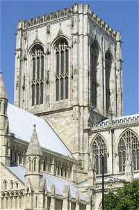 Picture of the Central Tower of York Minster.