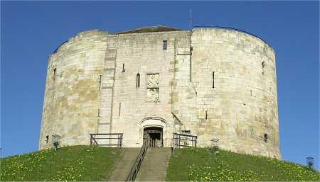 Another view of Cliffords Tower City of York England