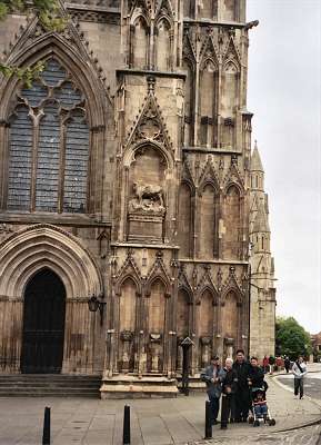 Picture of us next to the Minster